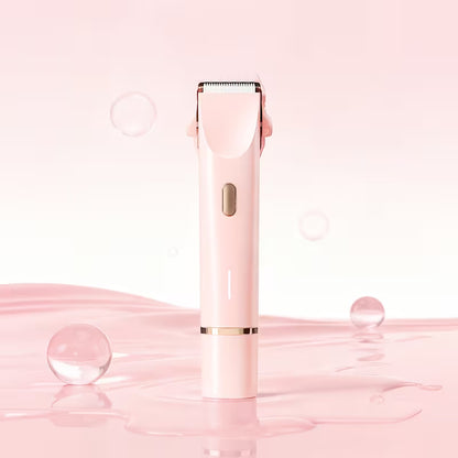 2-in-1 Electric Body & Facial Hair Trimmer – Cordless Rechargeable Shaver