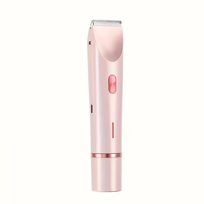 2-in-1 Electric Body & Facial Hair Trimmer – Cordless Rechargeable Shaver